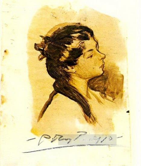 Portrait of Lola 1899 Pablo Picasso Oil Paintings